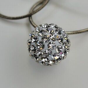 Mini Round Pendant Mini Dome Pendant Necklace